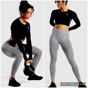 Gymshark Vital Seamless Leggings in Smoky Gray Marl 🩶